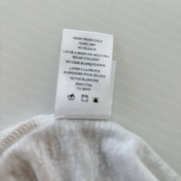 Rails Sami Camo Linen T Shirt Small Long Sleeve Stone - Picture 7 of 8